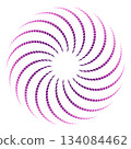 Abstract circles overlap 134084462