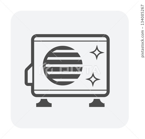 Clean Air Condenser Icon Clean Air Condenser Icon 134085267