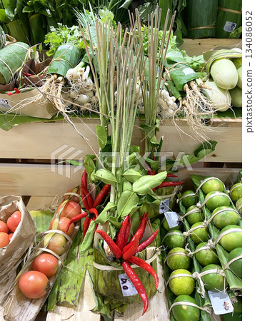 Tom yum herbal ingredients 134086052