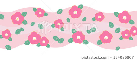 山茶花背景例證 134086807