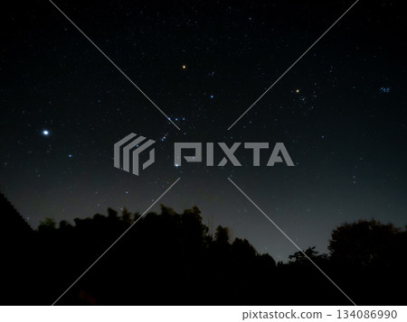 Winter constellation Orion Winter constellation Orion 134086990