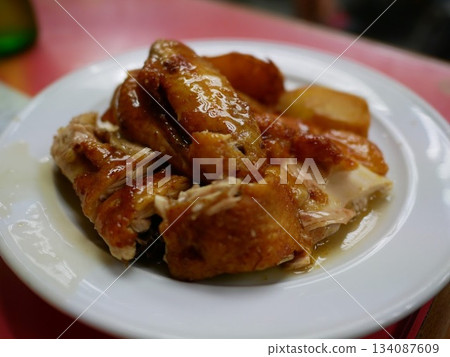 在澳門一家餐廳吃到的非洲雞 134087609