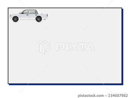 Car and frame Car and frame 134087982