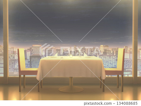 景觀餐廳 - 背景插圖 06 景觀餐廳 - 背景插圖 06 134088685