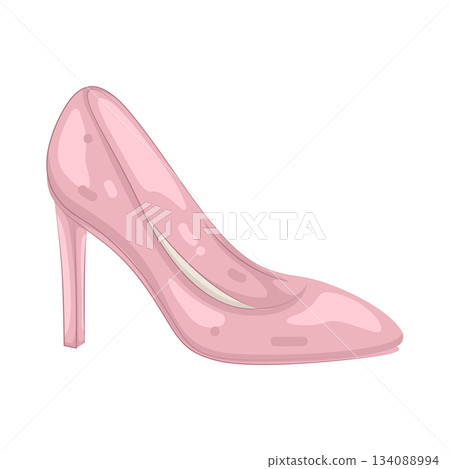 Illustration of high heels 134088994