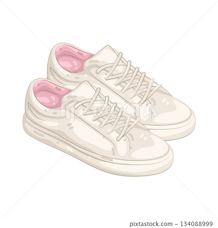 Illustration of sneakers Illustration of sneakers 134088999