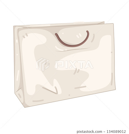 Illustration of shopping bag 134089012