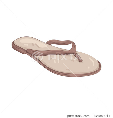 Illustration of flip flops Illustration of flip flops 134089014