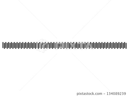 聲波、振動、數字、條碼、音頻均衡器風格的垂直線圖案裝飾線 134089239