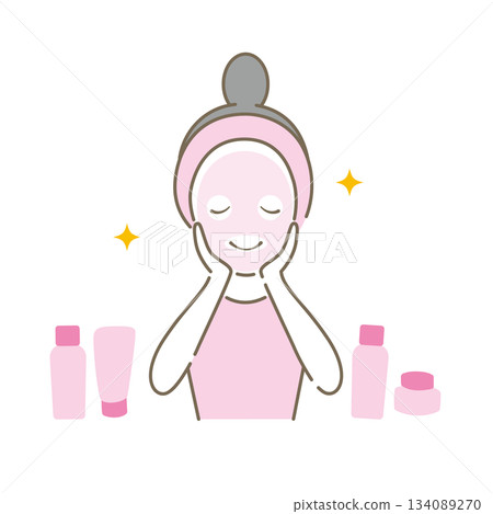 A woman packing A woman packing 134089270