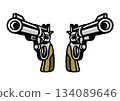 Double-handed pistol 134089646