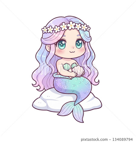 可愛的美人魚 134089794