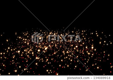 Red and gold glittering light Red and gold glittering light 134089918