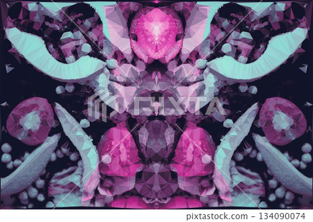 Composite image of abstract designed background Composite image of abstract designed background 134090074