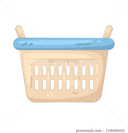 Illustration of laundry basket Illustration of laundry basket 134090402