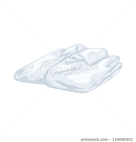 Illustration of folded shirt  134090403