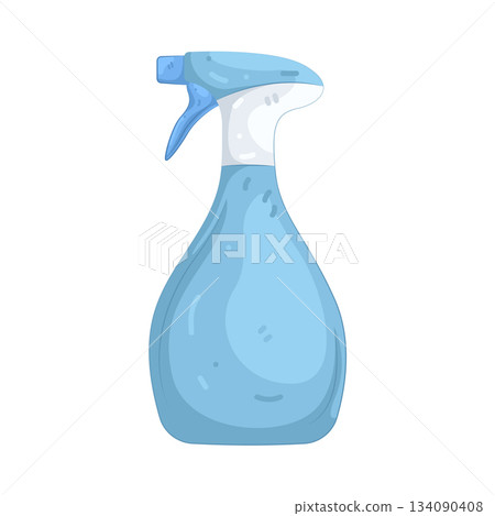 Illustration of laundry spray bottle Illustration of laundry spray bottle 134090408