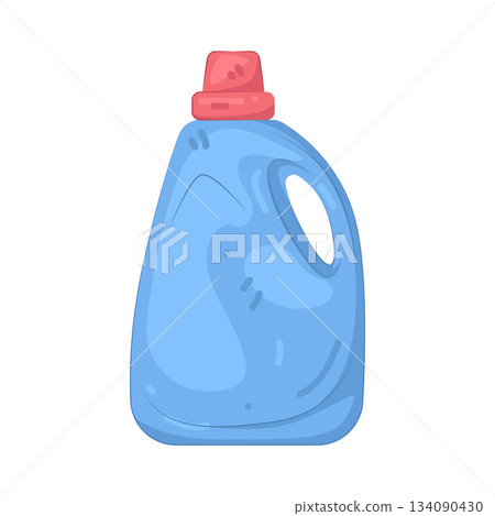 Illustration of detergent bottle Illustration of detergent bottle 134090430