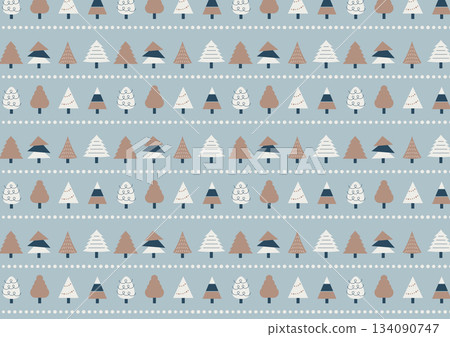 Scandinavian style forest seamless pattern Scandinavian style forest seamless pattern 134090747