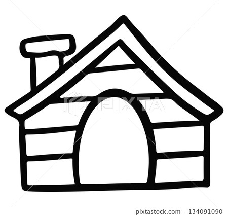 Hand drawn dog home outline for kid colouring book, pet shop, vet, animal, puppy, kitten, house backyard, department store, supermarket, paw friend, sticker, building, architecture, foster, outdoors Hand drawn dog home outline for kid colouring book, pet shop, vet, animal, puppy, kitten, house backyard, department store, supermarket, paw friend, sticker, building, architecture, foster, outdoors 134091090