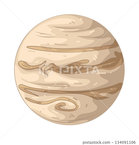 Illustration of jupiter Illustration of jupiter 134091106