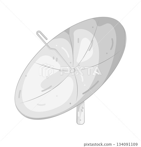 Illustration of satellite dish  134091109