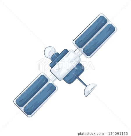 Illustration of space satellite  134091123