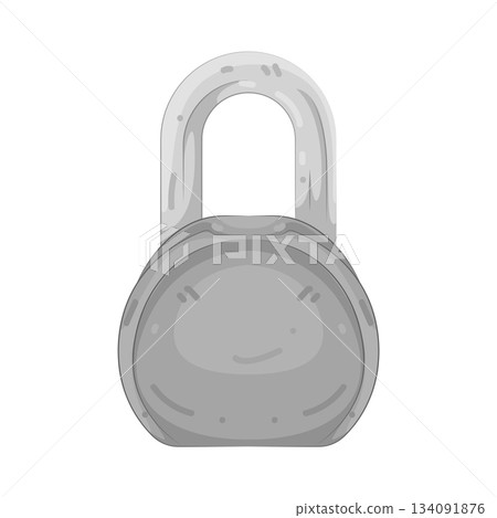 Illustration of padlock  134091876