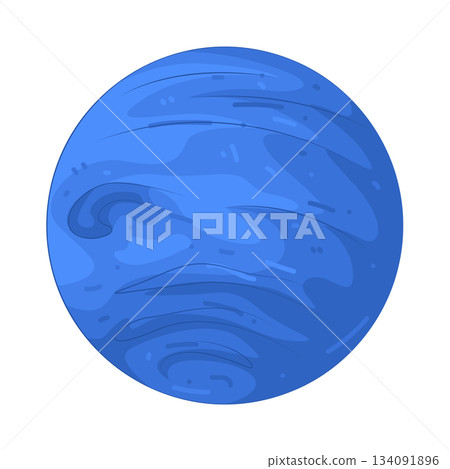 Illustration of neptune 134091896