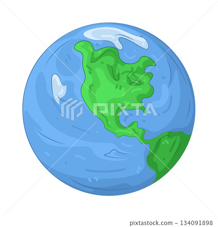Illustration of earth  134091898