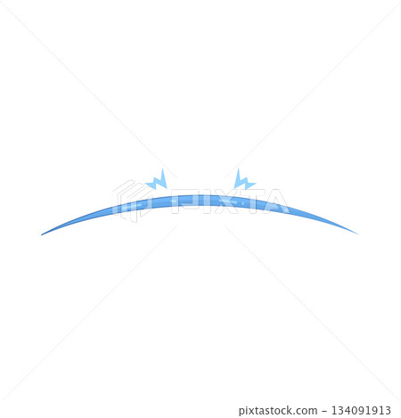 Illustration of space horizon  134091913