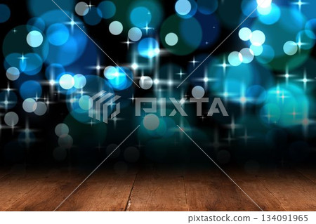 Shimmering light design over boards Shimmering light design over boards 134091965