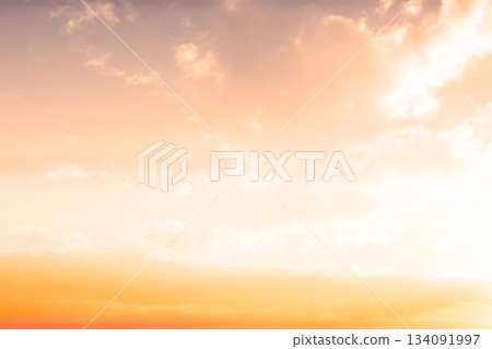 Beautiful orange and blue sky Beautiful orange and blue sky 134091997