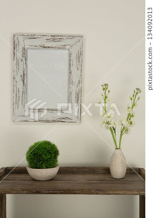 Photo frame on the wall, Close-up Photo frame on the wall, Close-up 134092013