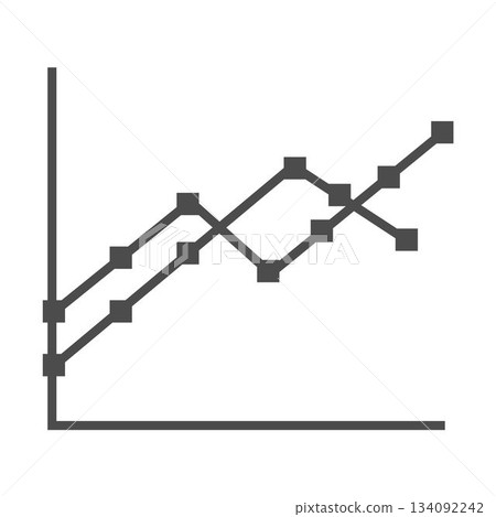 Illustrative image of line graph Illustrative image of line graph 134092242