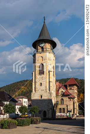 Historic Center of Piatra Neamt in Autumn Historic Center of Piatra Neamt in Autumn 134092472