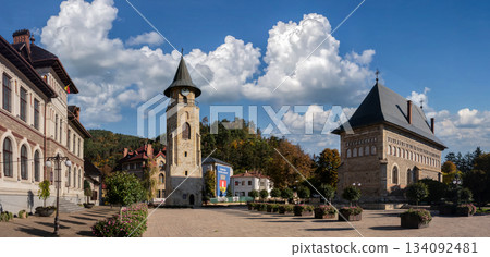 Historic Center of Piatra Neamt in Autumn Historic Center of Piatra Neamt in Autumn 134092481