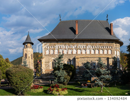 Historic Center of Piatra Neamt in Autumn 134092484