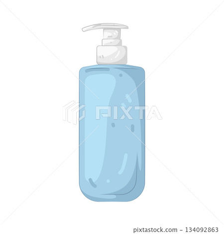 Illustration of antiseptic bottle Illustration of antiseptic bottle 134092863