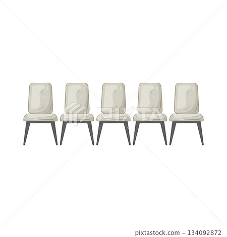 Illustration of pharmacy waiting chair  134092872