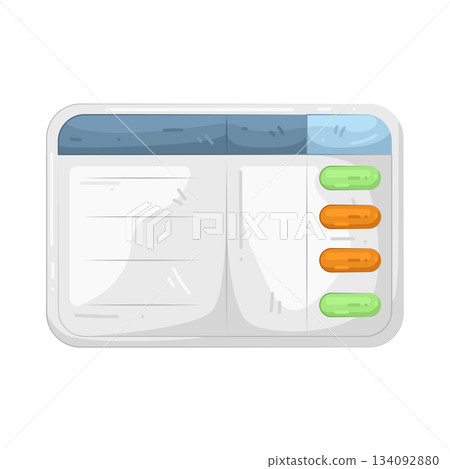 Illustration of pharmacy website  134092880
