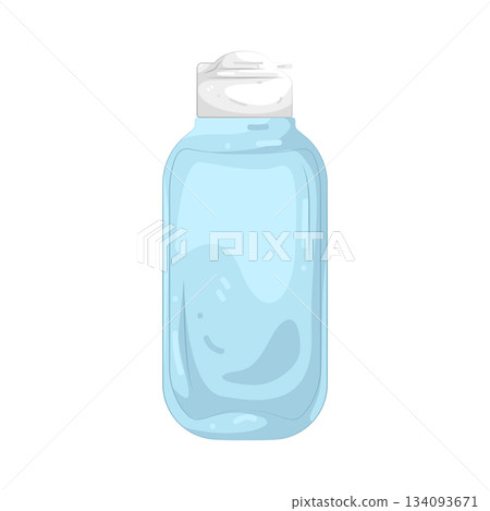 Illustration of micellar water bottle Illustration of micellar water bottle 134093671