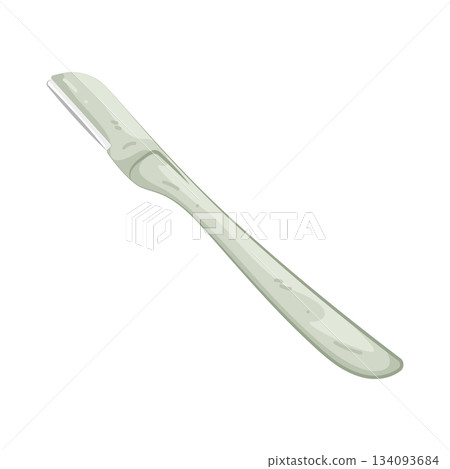 Illustration of eyebrow razor Illustration of eyebrow razor 134093684