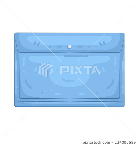 Illustration of plastic document folder Illustration of plastic document folder 134093689