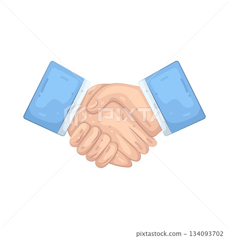 Illustration of handshake  134093702