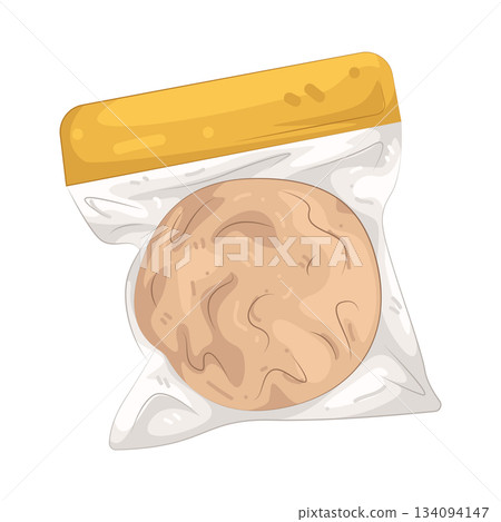 Illustration of bread bag Illustration of bread bag 134094147