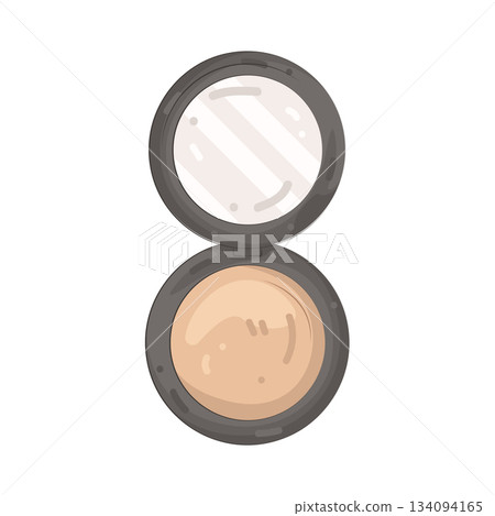 Illustration of compact powder  134094165