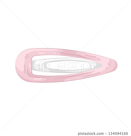 Illustration of hair clip Illustration of hair clip 134094188
