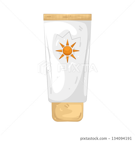 Illustration of sunscreen  134094191