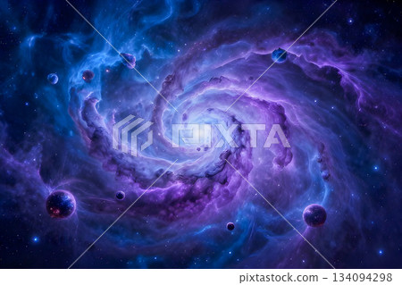 galaxy in a free space 134094298